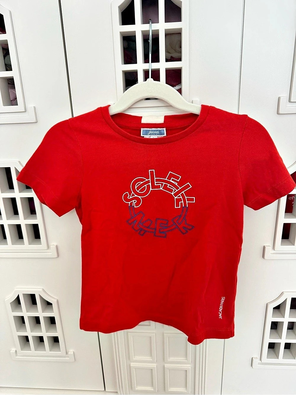 Jacadi Red Soleil Mer Tee Size 4